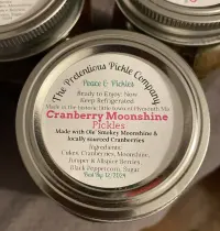 Cranberry and Moonshine Pickles