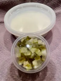 Creamy Dill Dip with chopped Kosher pickles, 8oz